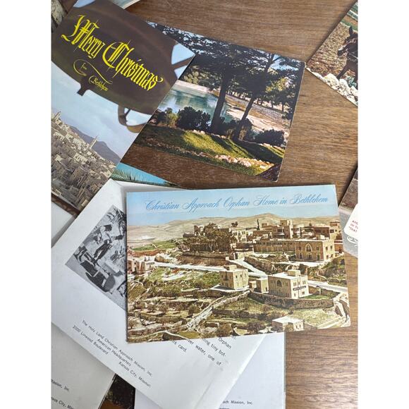 Vintage Holy Land Missions Cards Lot of 16 Unused Greeting Cards Mementos Easter - Picture 10 of 11